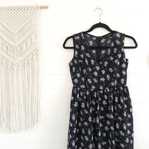 Forever21 Purple Floral Dress